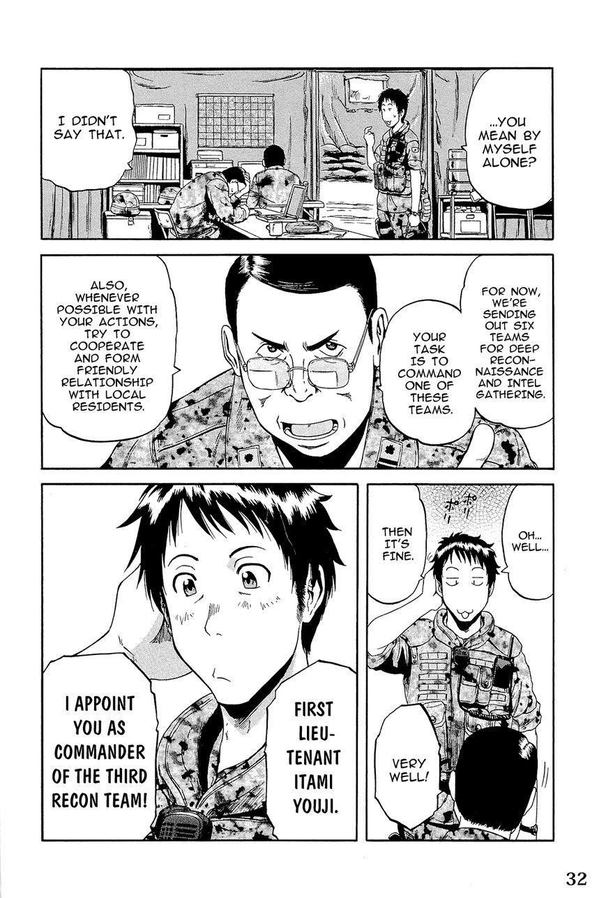 Gate – Jietai Kare No Chi Nite, Kaku Tatakeri Chapter 1.1 - Page 33 in English