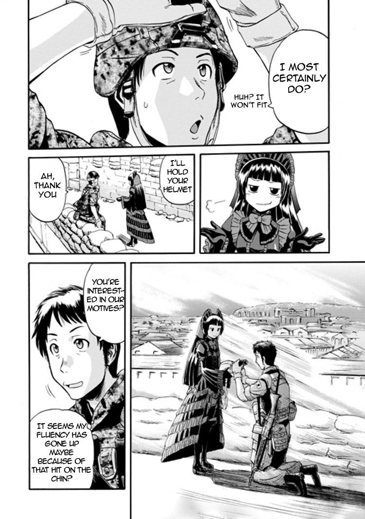 Gate – Jietai Kare No Chi Nite, Kaku Tatakeri Chapter 10 - Page 9 in English