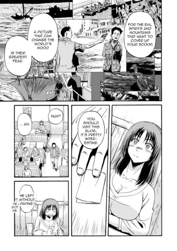 Gate – Jietai Kare No Chi Nite, Kaku Tatakeri Chapter 103 - Page 21 in English