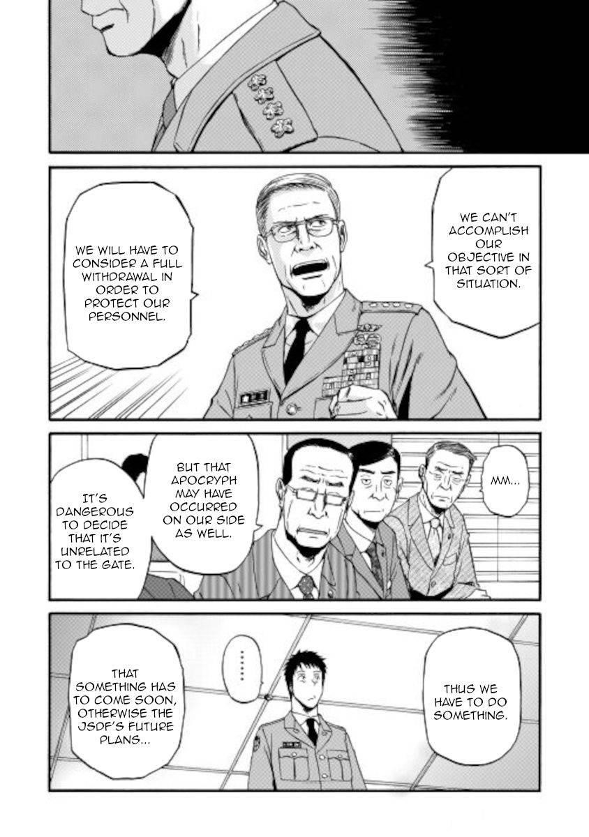 Gate – Jietai Kare No Chi Nite, Kaku Tatakeri Chapter 104 - Page 23 in English