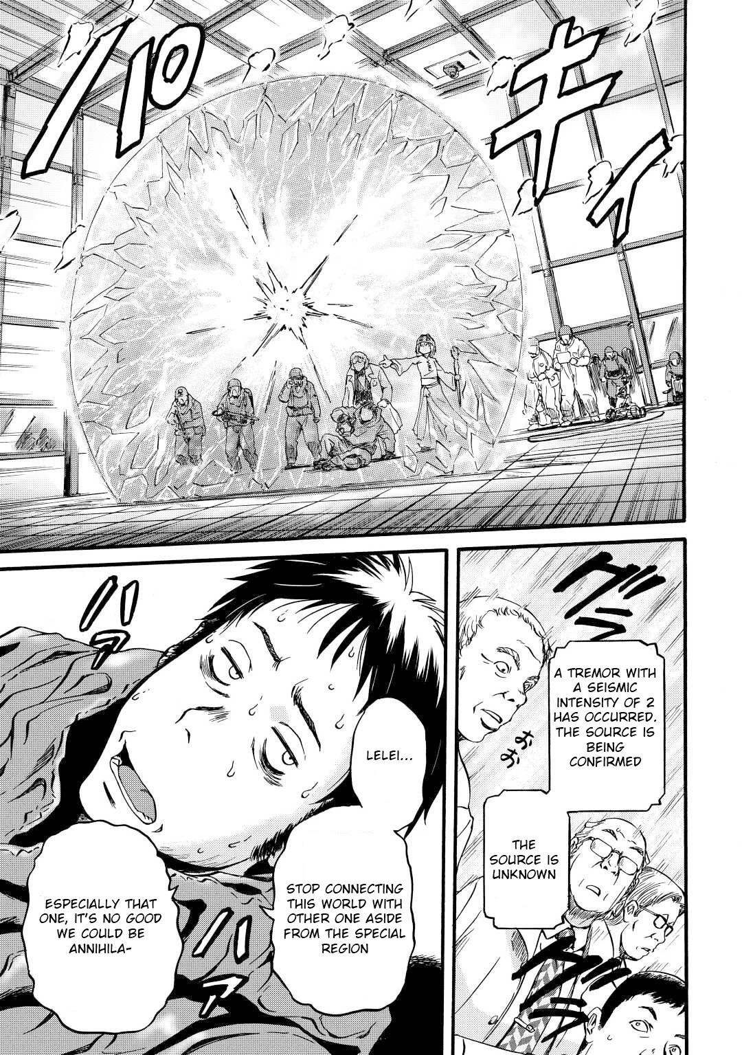 Gate – Jietai Kare No Chi Nite, Kaku Tatakeri Chapter 106 - Page 15 in English