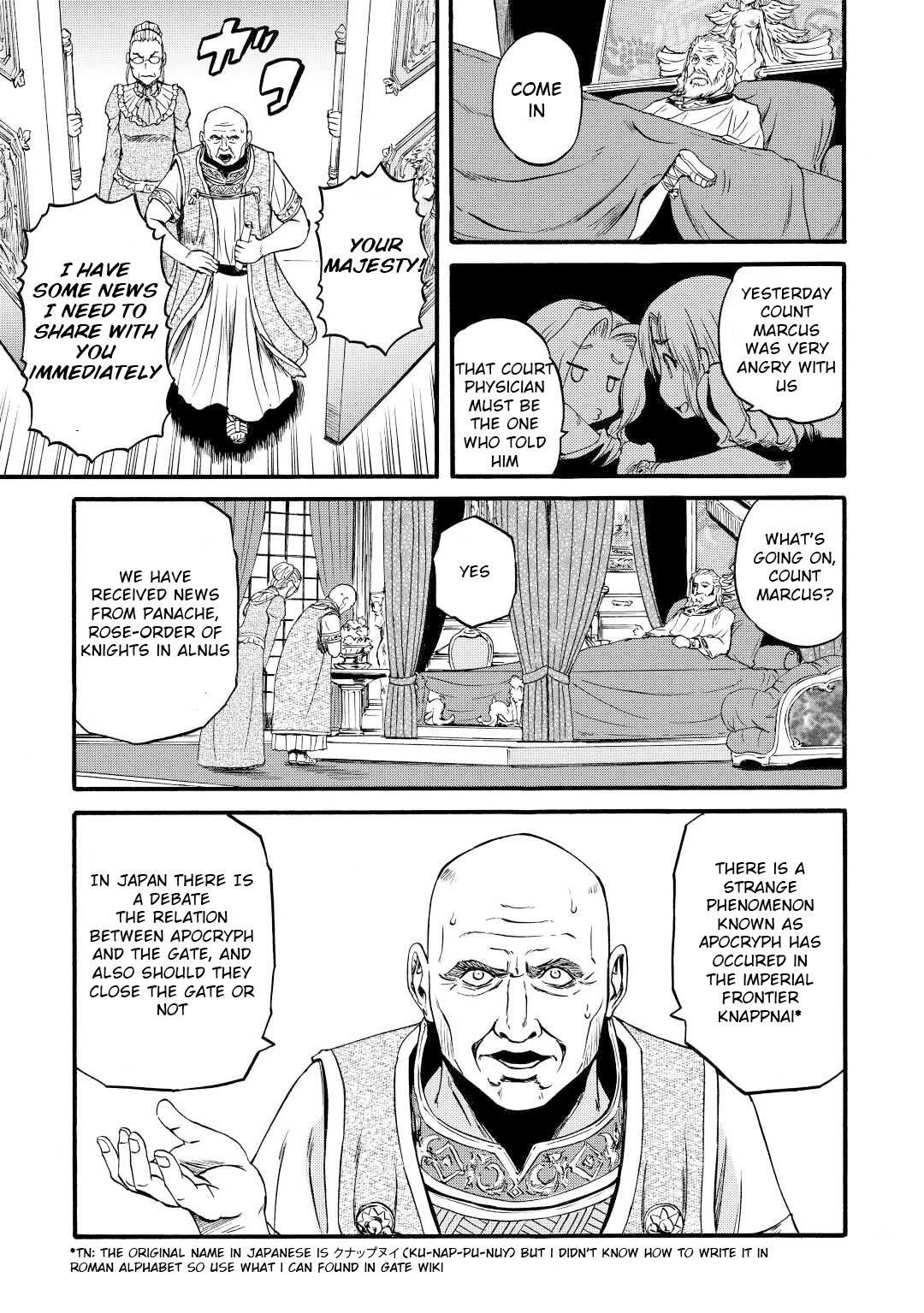 Gate – Jietai Kare No Chi Nite, Kaku Tatakeri Chapter 106 - Page 23 in English