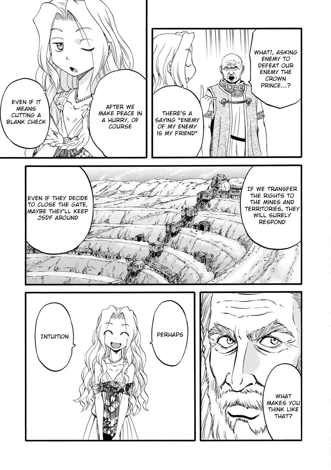 Gate – Jietai Kare No Chi Nite, Kaku Tatakeri Chapter 106 - Page 31 in English