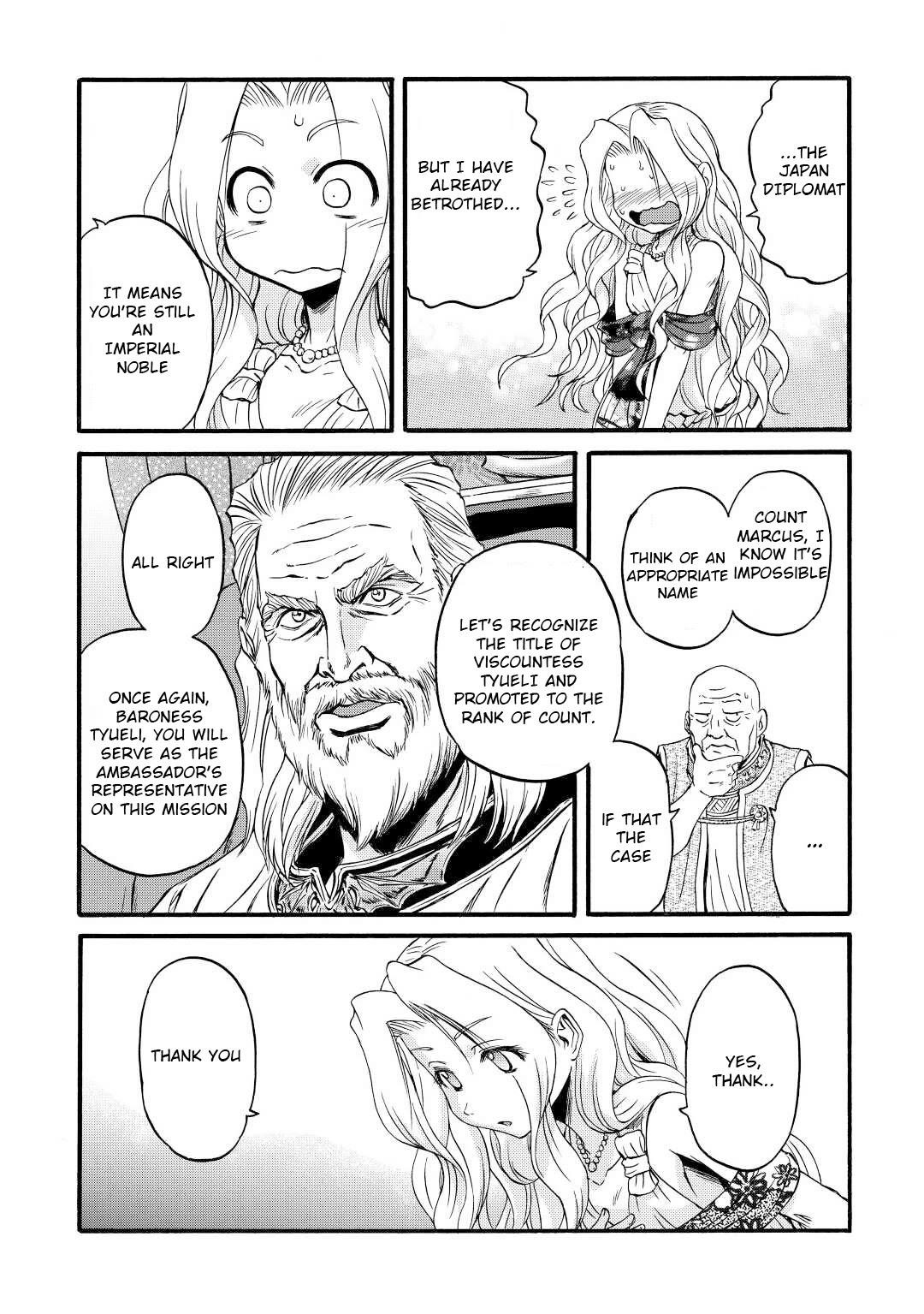 Gate – Jietai Kare No Chi Nite, Kaku Tatakeri Chapter 106 - Page 35 in English