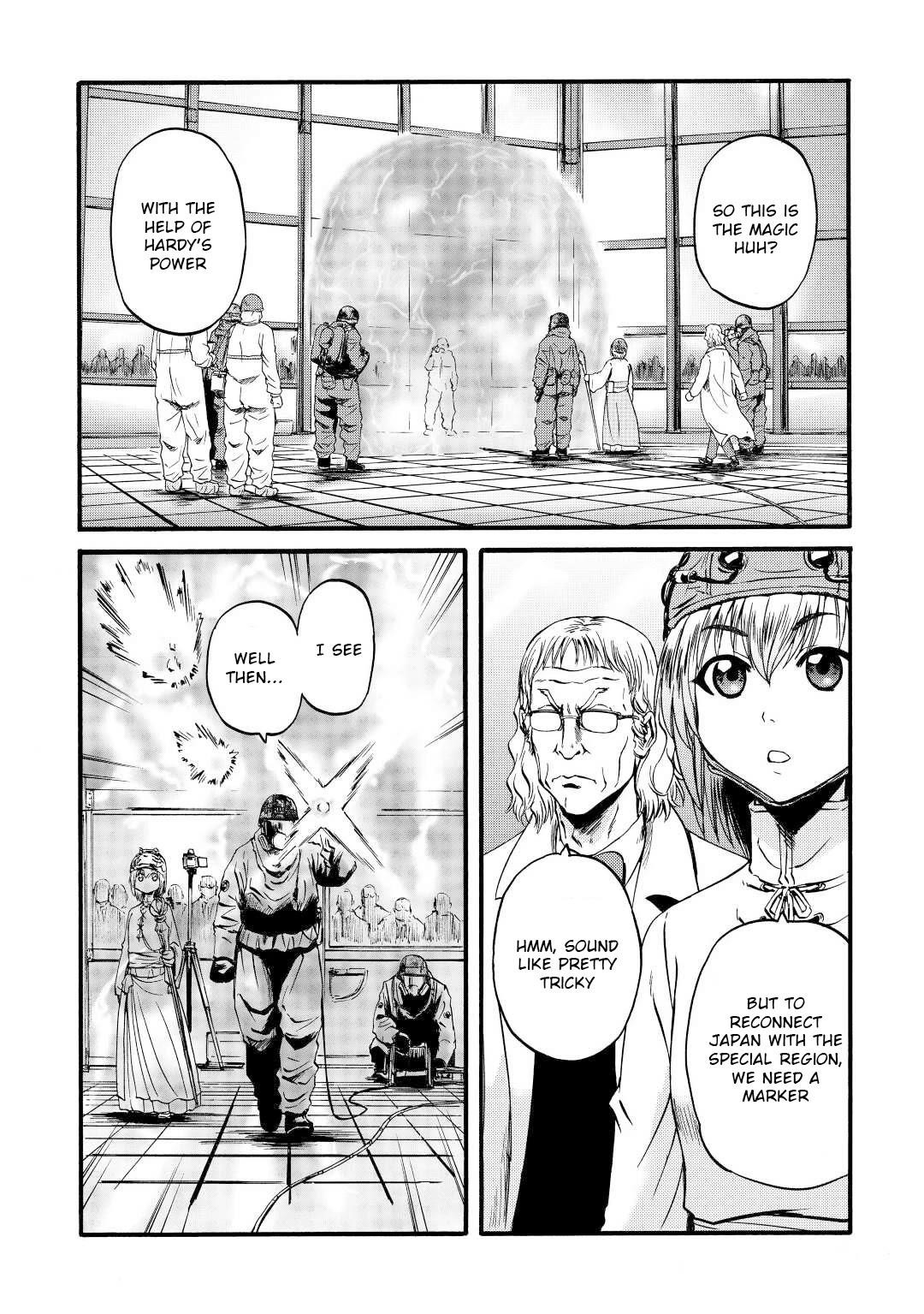 Gate – Jietai Kare No Chi Nite, Kaku Tatakeri Chapter 106 - Page 8 in English