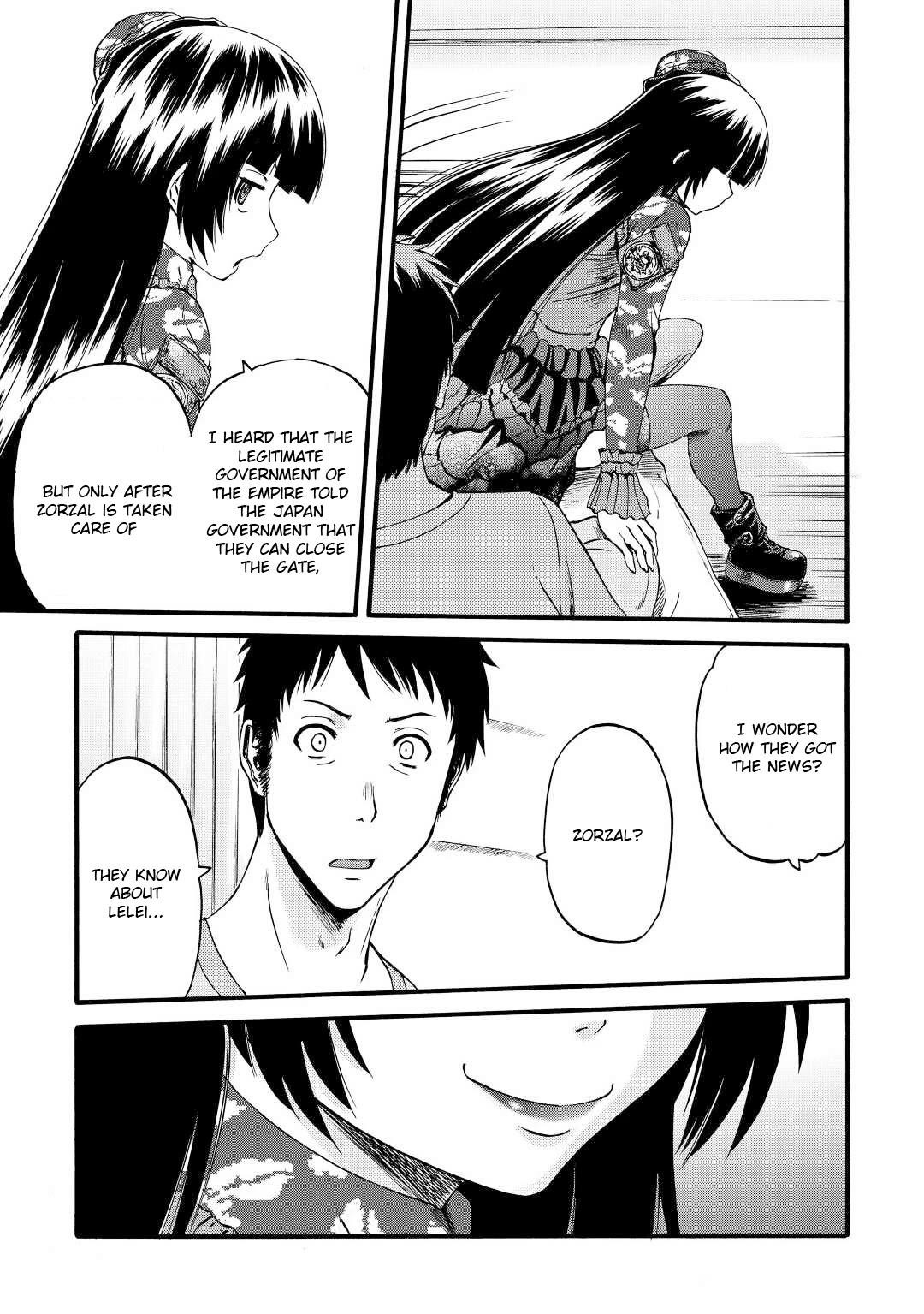 Gate – Jietai Kare No Chi Nite, Kaku Tatakeri Chapter 108 - Page 19 in English