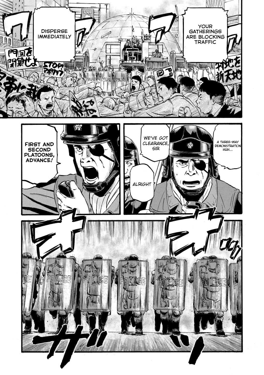 Gate – Jietai Kare No Chi Nite, Kaku Tatakeri Chapter 109 - Page 13 in English