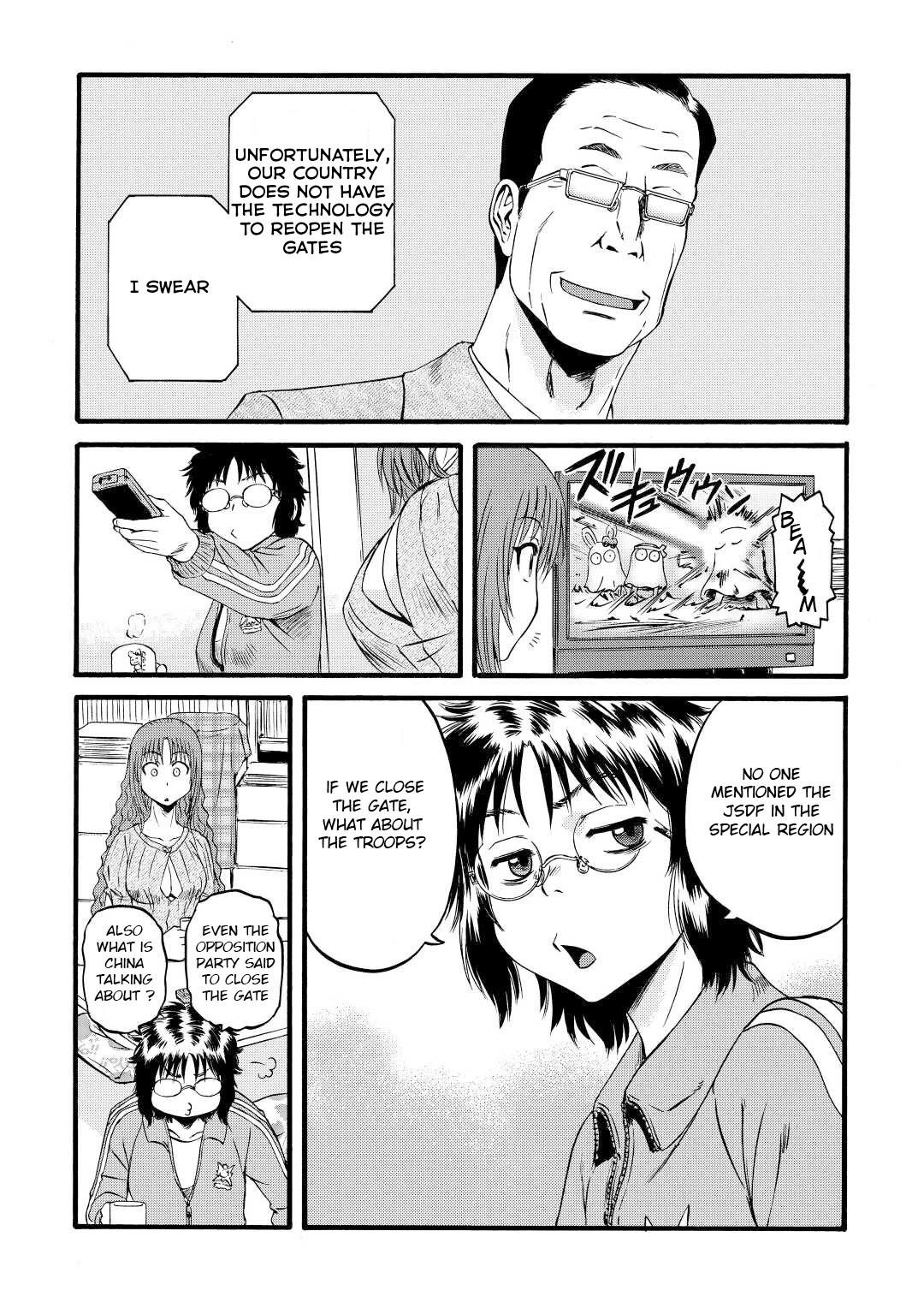 Gate – Jietai Kare No Chi Nite, Kaku Tatakeri Chapter 109 - Page 19 in English