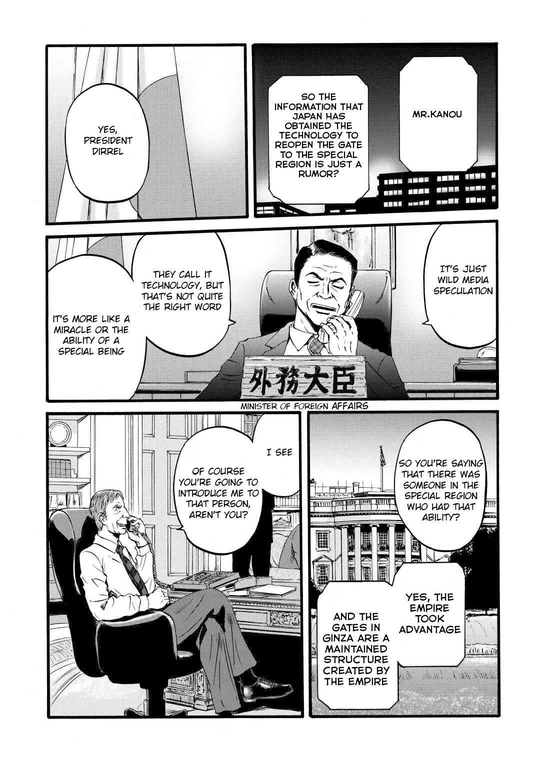 Gate – Jietai Kare No Chi Nite, Kaku Tatakeri Chapter 109 - Page 20 in English