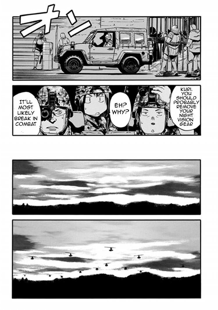 Gate – Jietai Kare No Chi Nite, Kaku Tatakeri Chapter 11 - Page 17 in English