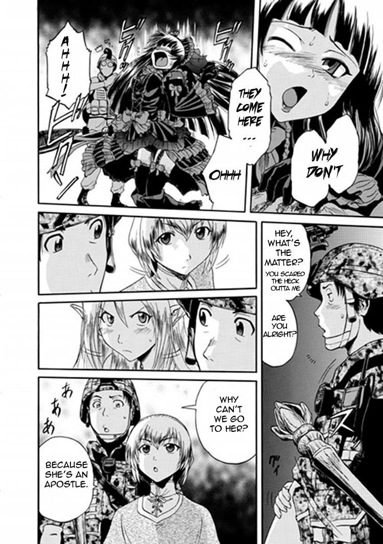 Gate – Jietai Kare No Chi Nite, Kaku Tatakeri Chapter 11 - Page 4 in English