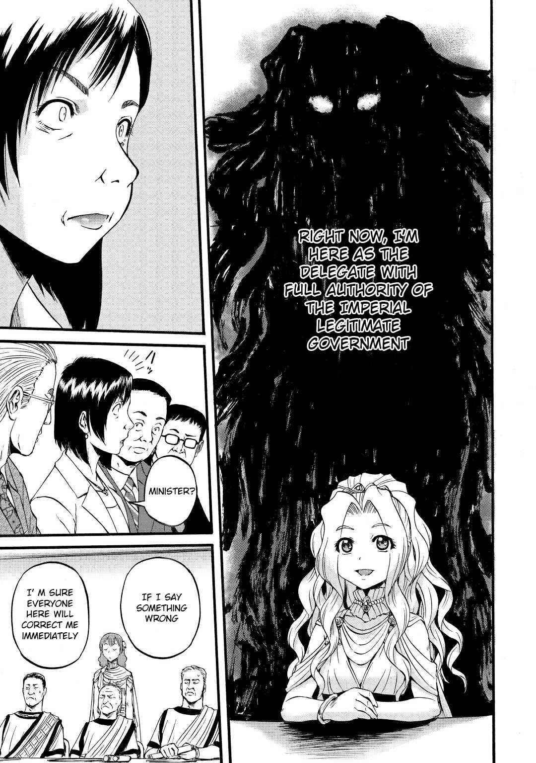 Gate – Jietai Kare No Chi Nite, Kaku Tatakeri Chapter 110 - Page 11 in English