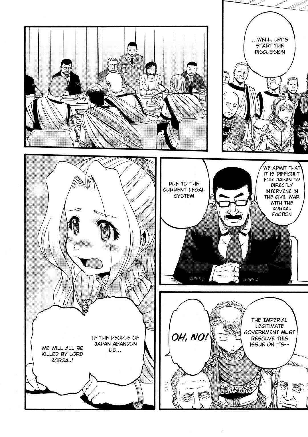 Gate – Jietai Kare No Chi Nite, Kaku Tatakeri Chapter 110 - Page 12 in English