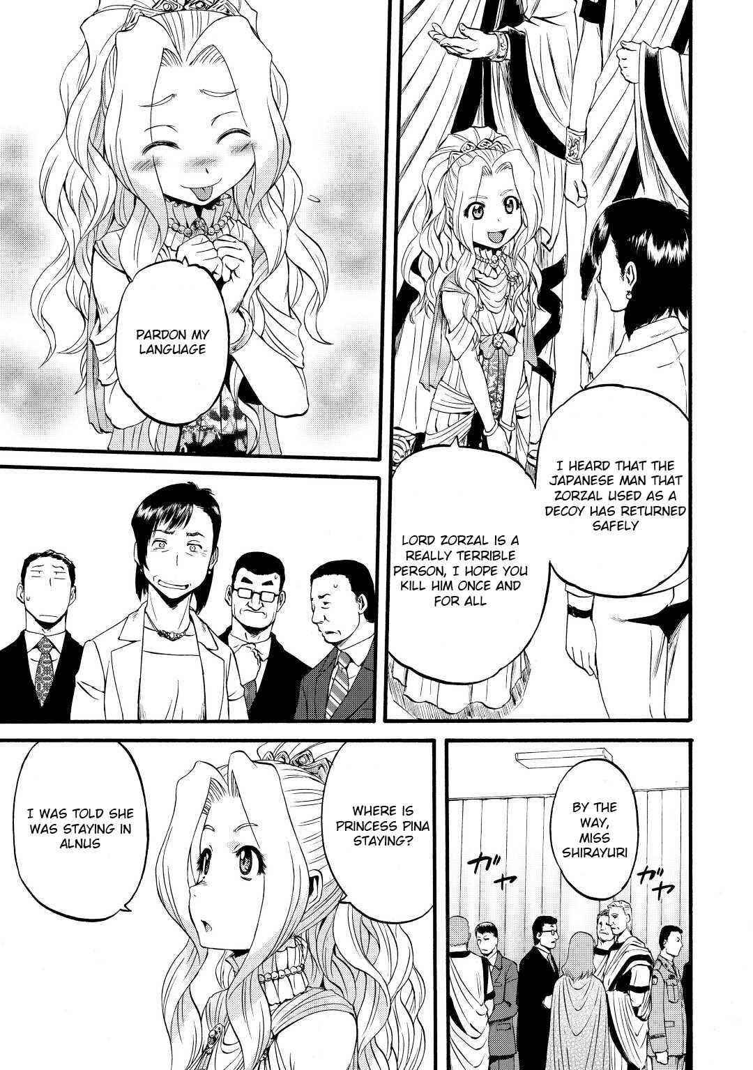 Gate – Jietai Kare No Chi Nite, Kaku Tatakeri Chapter 110 - Page 19 in English