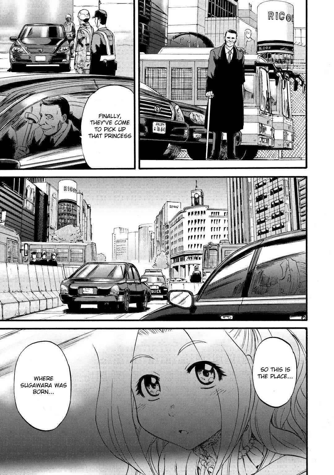 Gate – Jietai Kare No Chi Nite, Kaku Tatakeri Chapter 110 - Page 21 in English