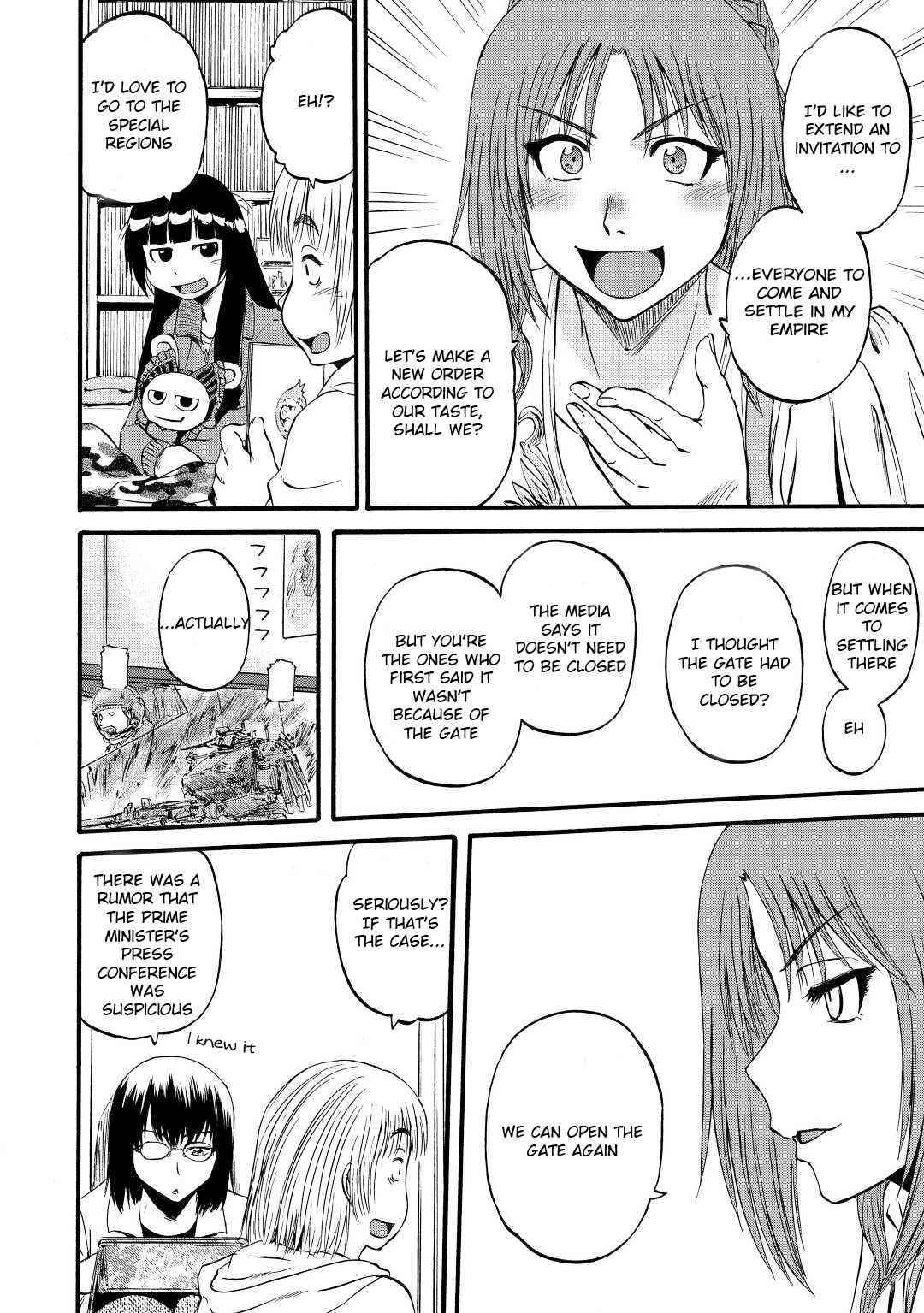 Gate – Jietai Kare No Chi Nite, Kaku Tatakeri Chapter 110 - Page 24 in English