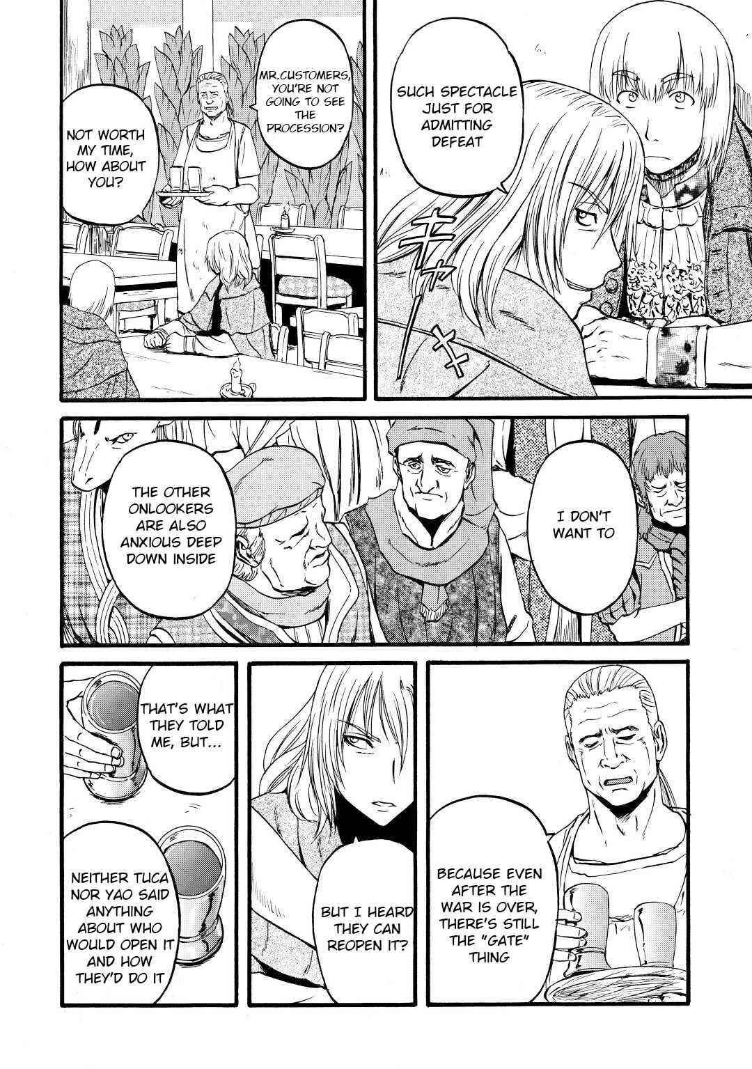 Gate – Jietai Kare No Chi Nite, Kaku Tatakeri Chapter 111 - Page 20 in English