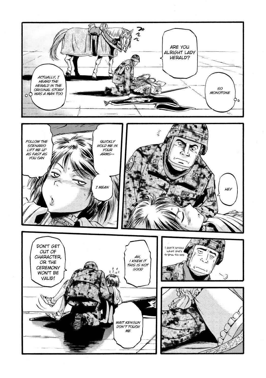 Gate – Jietai Kare No Chi Nite, Kaku Tatakeri Chapter 111 - Page 31 in English