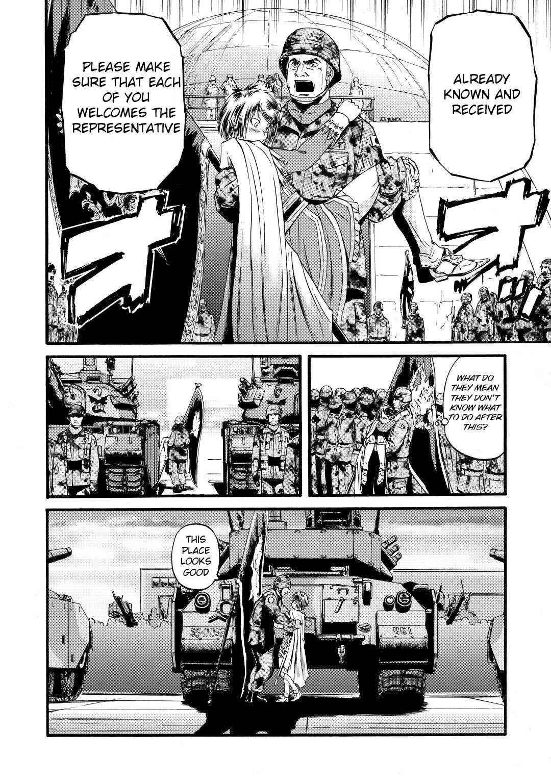 Gate – Jietai Kare No Chi Nite, Kaku Tatakeri Chapter 111 - Page 32 in English