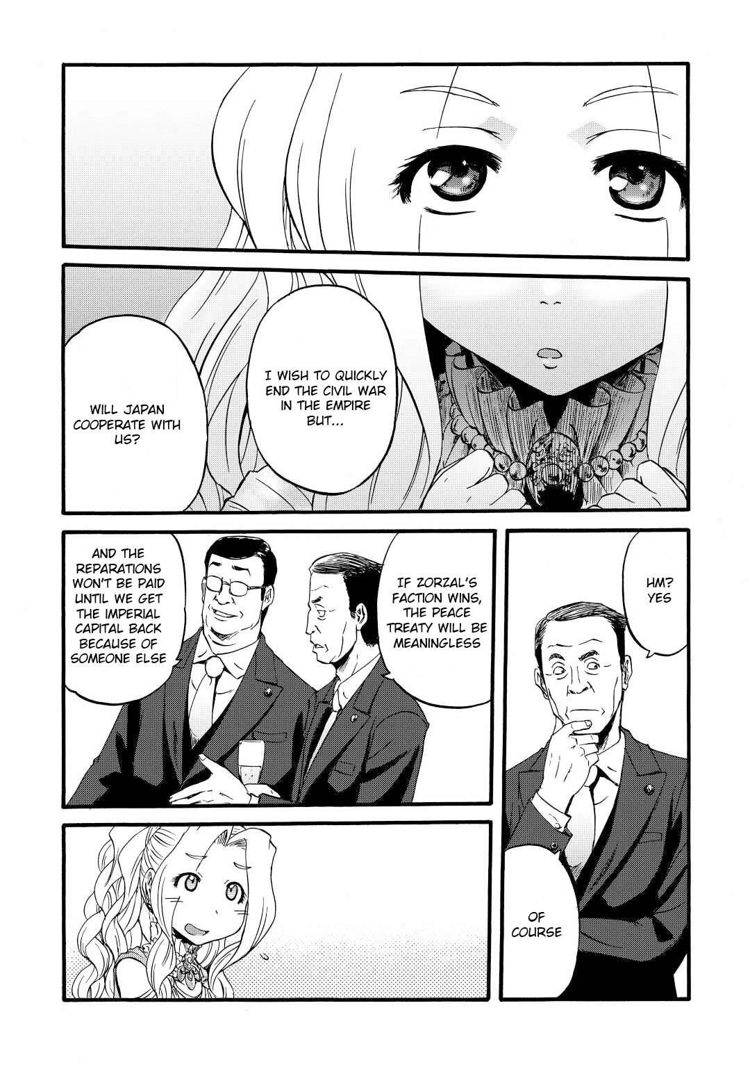 Gate – Jietai Kare No Chi Nite, Kaku Tatakeri Chapter 112 - Page 18 in English