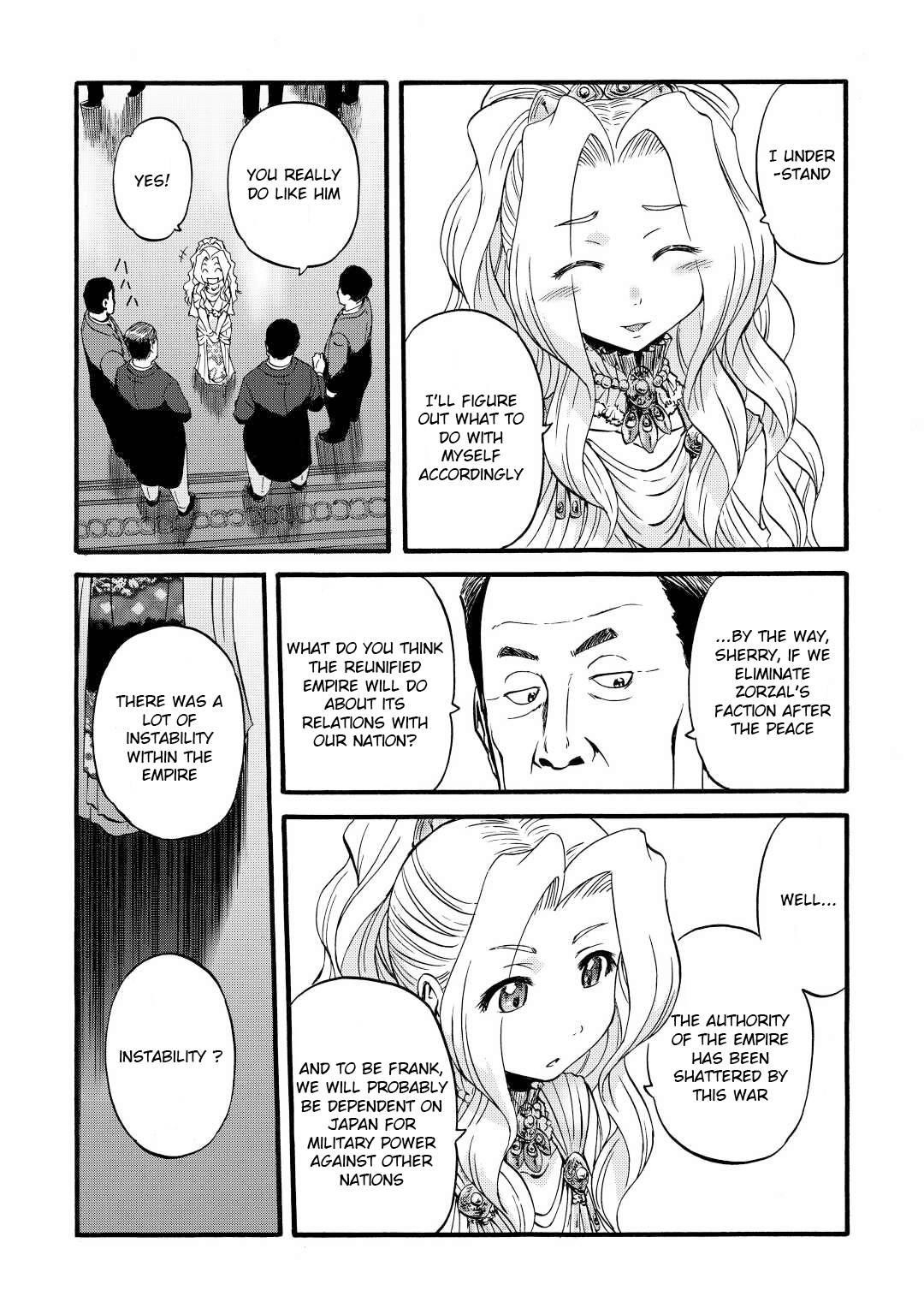 Gate – Jietai Kare No Chi Nite, Kaku Tatakeri Chapter 112 - Page 21 in English