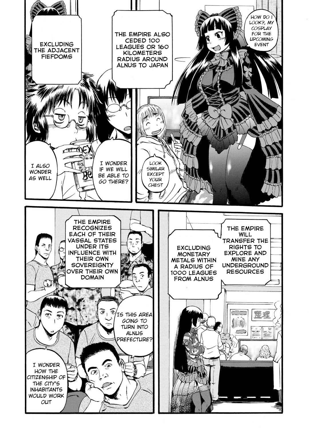 Gate – Jietai Kare No Chi Nite, Kaku Tatakeri Chapter 112 - Page 5 in English
