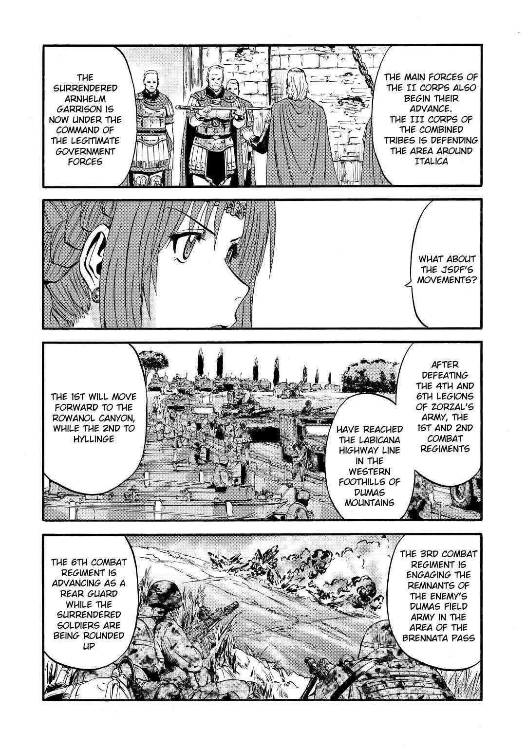 Gate – Jietai Kare No Chi Nite, Kaku Tatakeri Chapter 116 - Page 15 in English