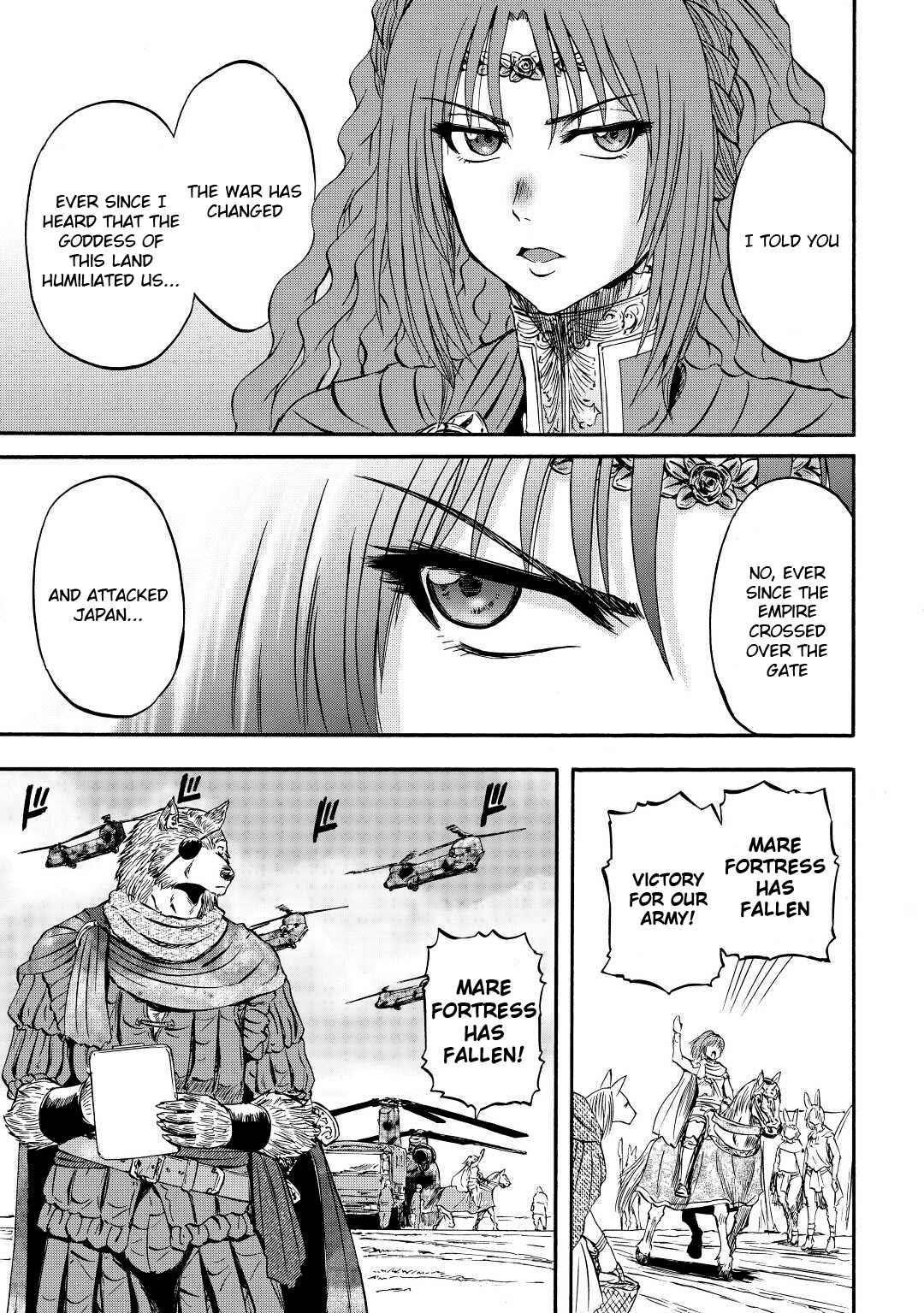 Gate – Jietai Kare No Chi Nite, Kaku Tatakeri Chapter 117 - Page 11 in English