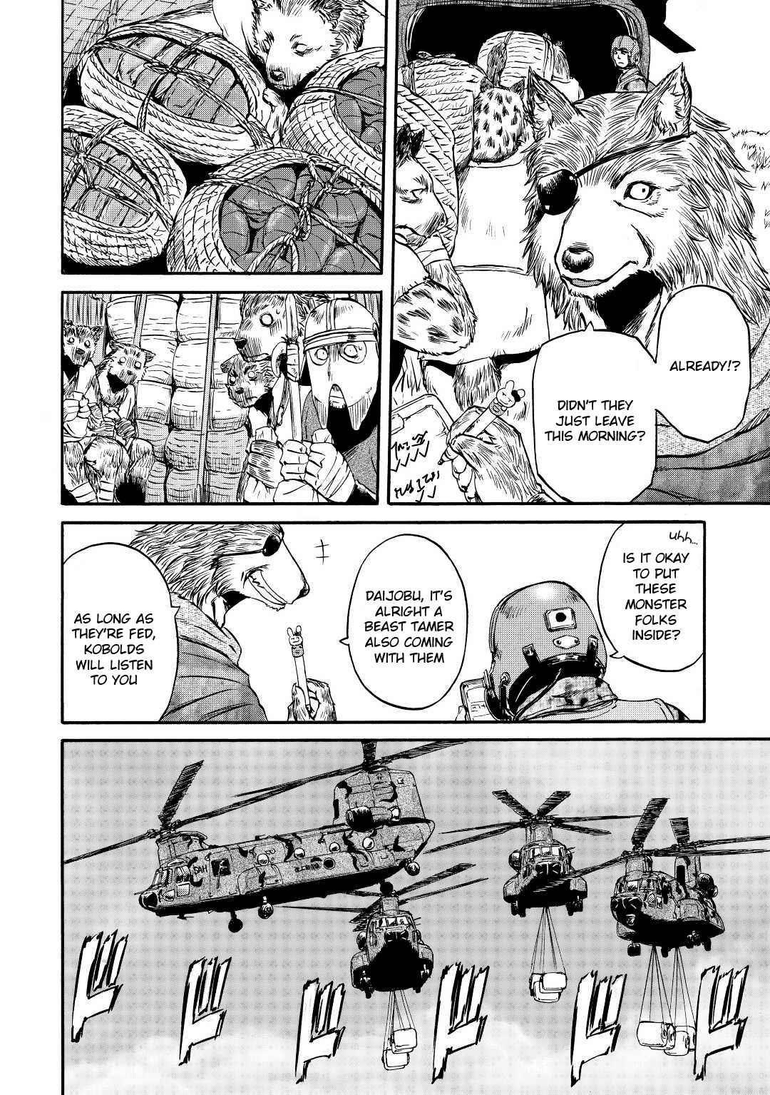 Gate – Jietai Kare No Chi Nite, Kaku Tatakeri Chapter 117 - Page 12 in English