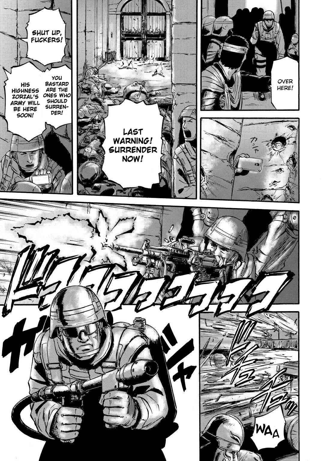 Gate – Jietai Kare No Chi Nite, Kaku Tatakeri Chapter 117 - Page 31 in English