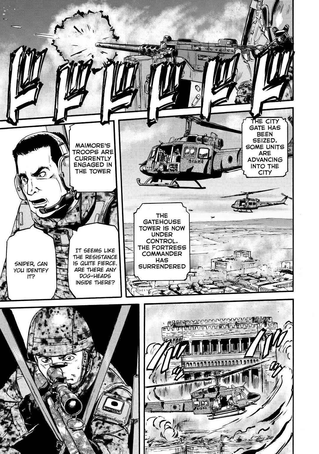 Gate – Jietai Kare No Chi Nite, Kaku Tatakeri Chapter 117 - Page 7 in English