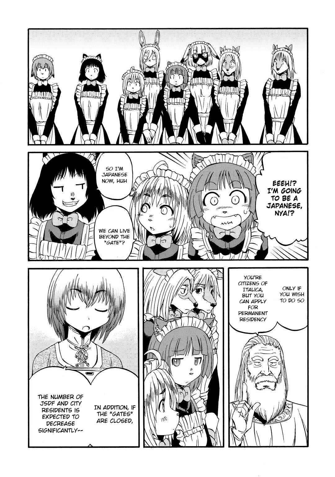Gate – Jietai Kare No Chi Nite, Kaku Tatakeri Chapter 118 - Page 7 in English