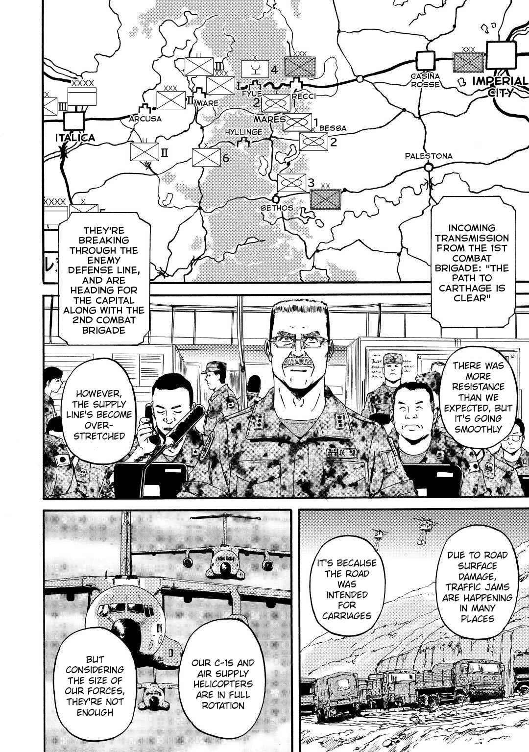 Gate – Jietai Kare No Chi Nite, Kaku Tatakeri Chapter 120 - Page 3 in English