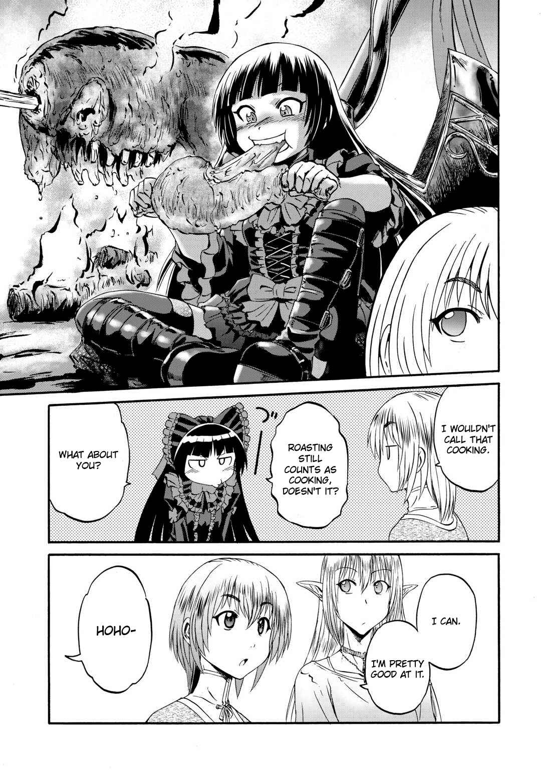 Gate – Jietai Kare No Chi Nite, Kaku Tatakeri Chapter 123 - Page 15 in English