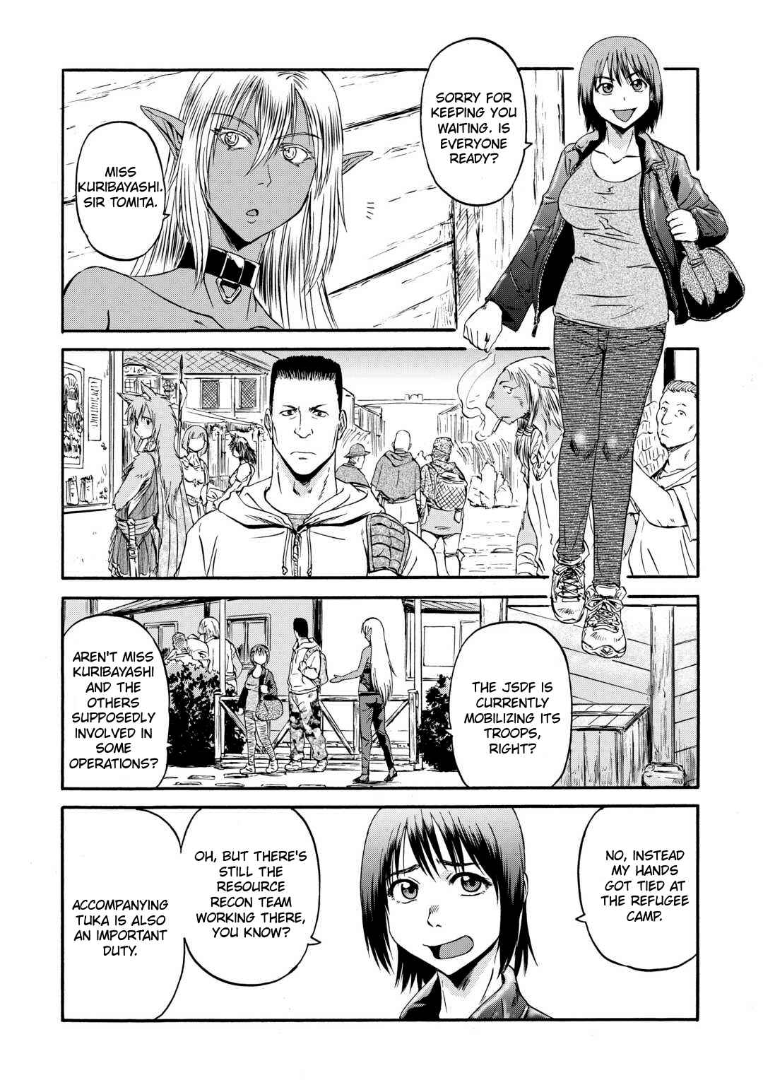 Gate – Jietai Kare No Chi Nite, Kaku Tatakeri Chapter 123 - Page 20 in English
