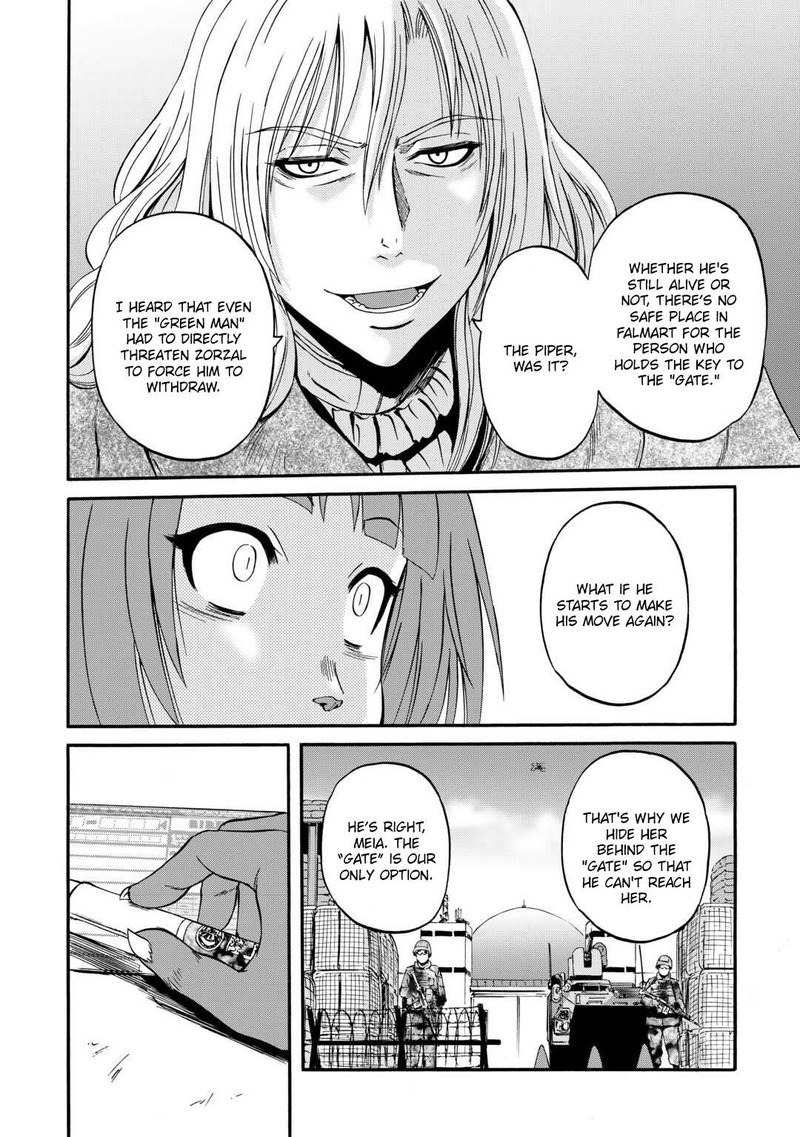 Gate – Jietai Kare No Chi Nite, Kaku Tatakeri Chapter 124 - Page 10 in English