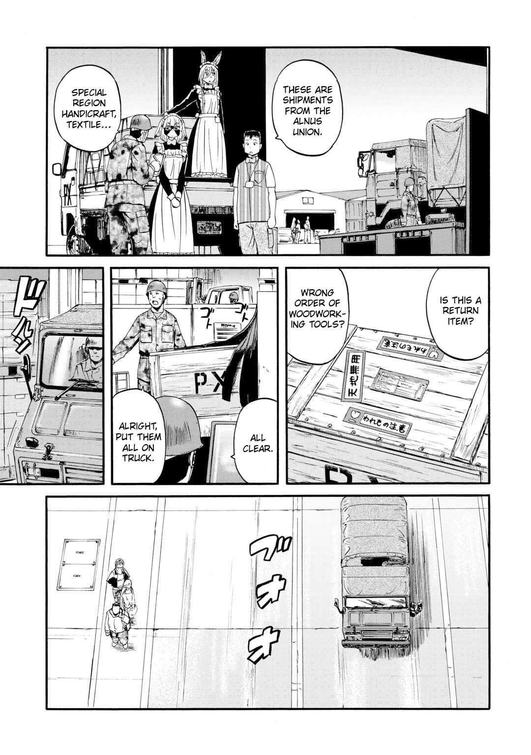 Gate – Jietai Kare No Chi Nite, Kaku Tatakeri Chapter 125 - Page 10 in English