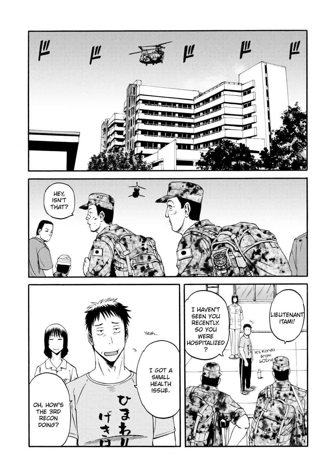 Gate – Jietai Kare No Chi Nite, Kaku Tatakeri Chapter 125 - Page 4 in English