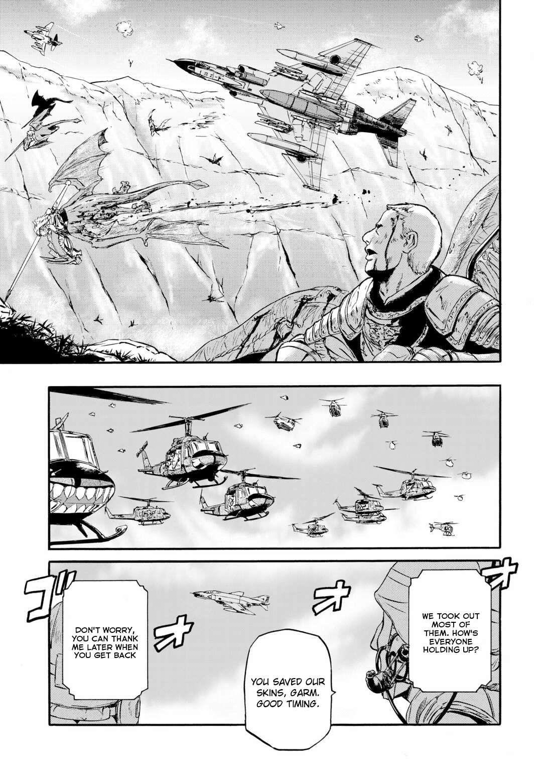 Gate – Jietai Kare No Chi Nite, Kaku Tatakeri Chapter 128 - Page 21 in English