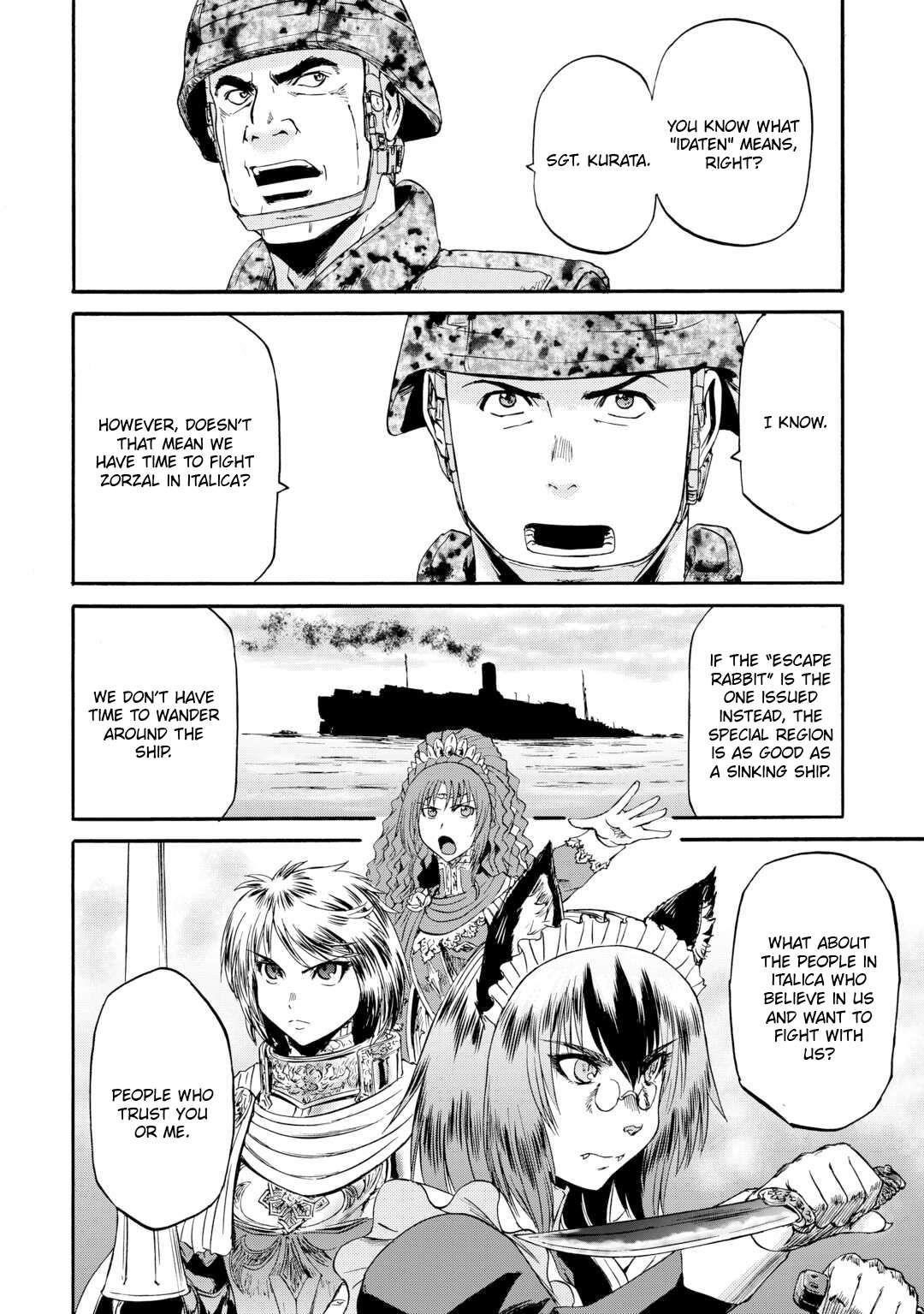 Gate – Jietai Kare No Chi Nite, Kaku Tatakeri Chapter 128 - Page 30 in English