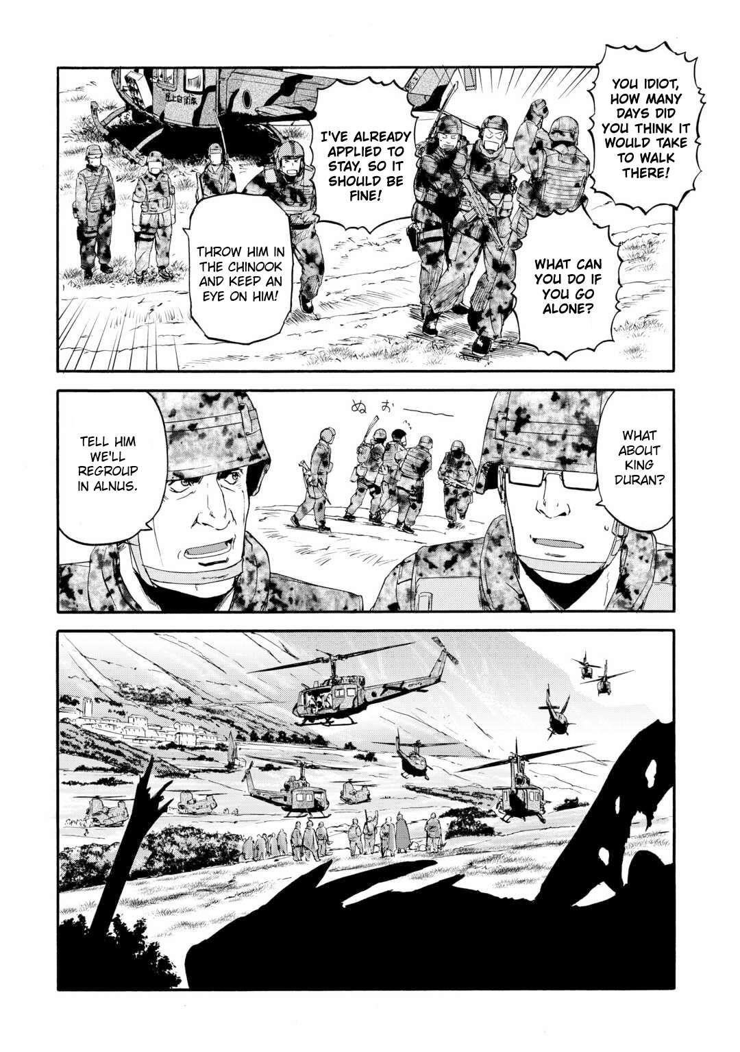 Gate – Jietai Kare No Chi Nite, Kaku Tatakeri Chapter 128 - Page 32 in English