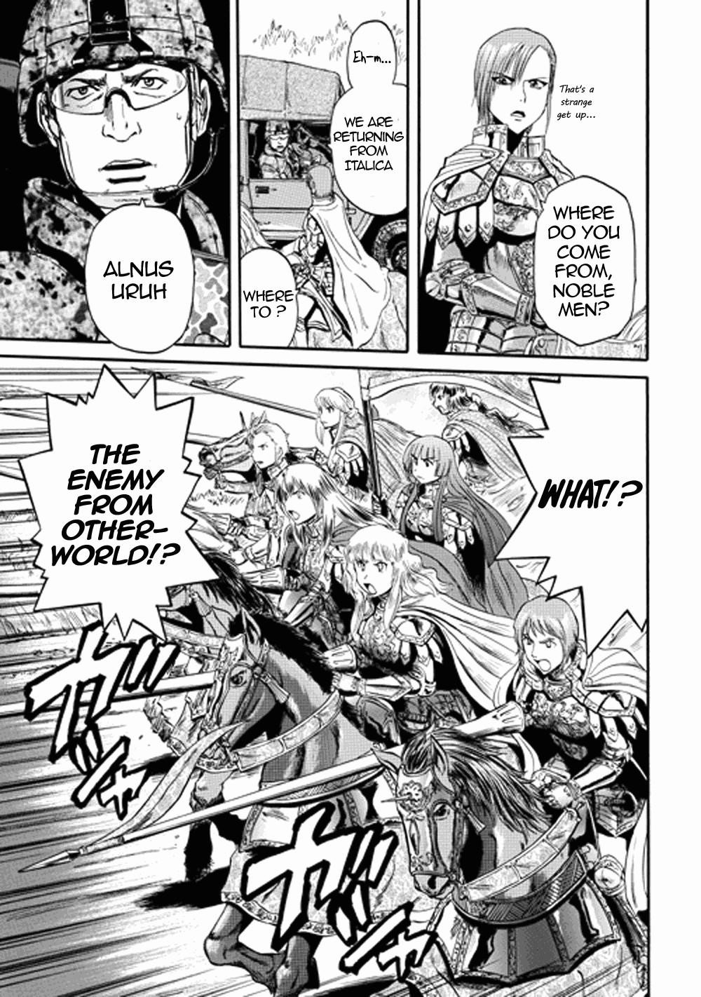 Gate – Jietai Kare No Chi Nite, Kaku Tatakeri Chapter 13 - Page 18 in English