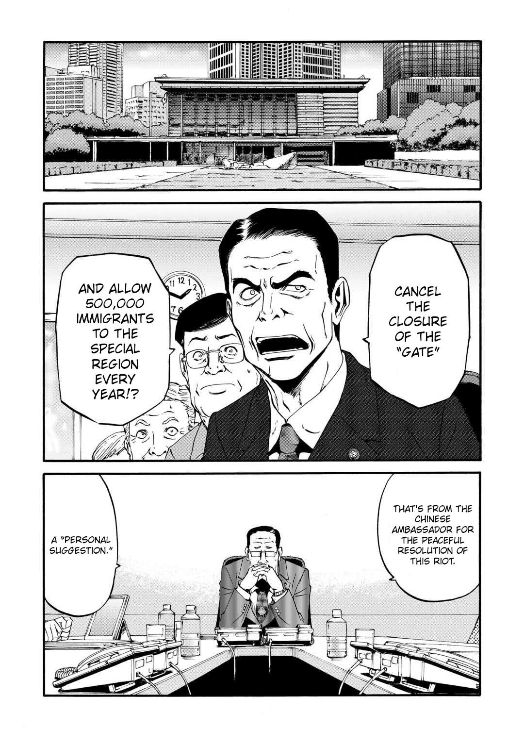Gate – Jietai Kare No Chi Nite, Kaku Tatakeri Chapter 133 - Page 6 in English