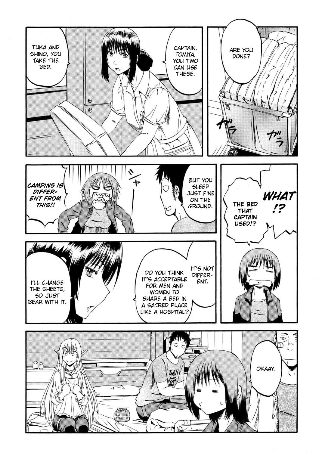 Gate – Jietai Kare No Chi Nite, Kaku Tatakeri Chapter 134 - Page 7 in English