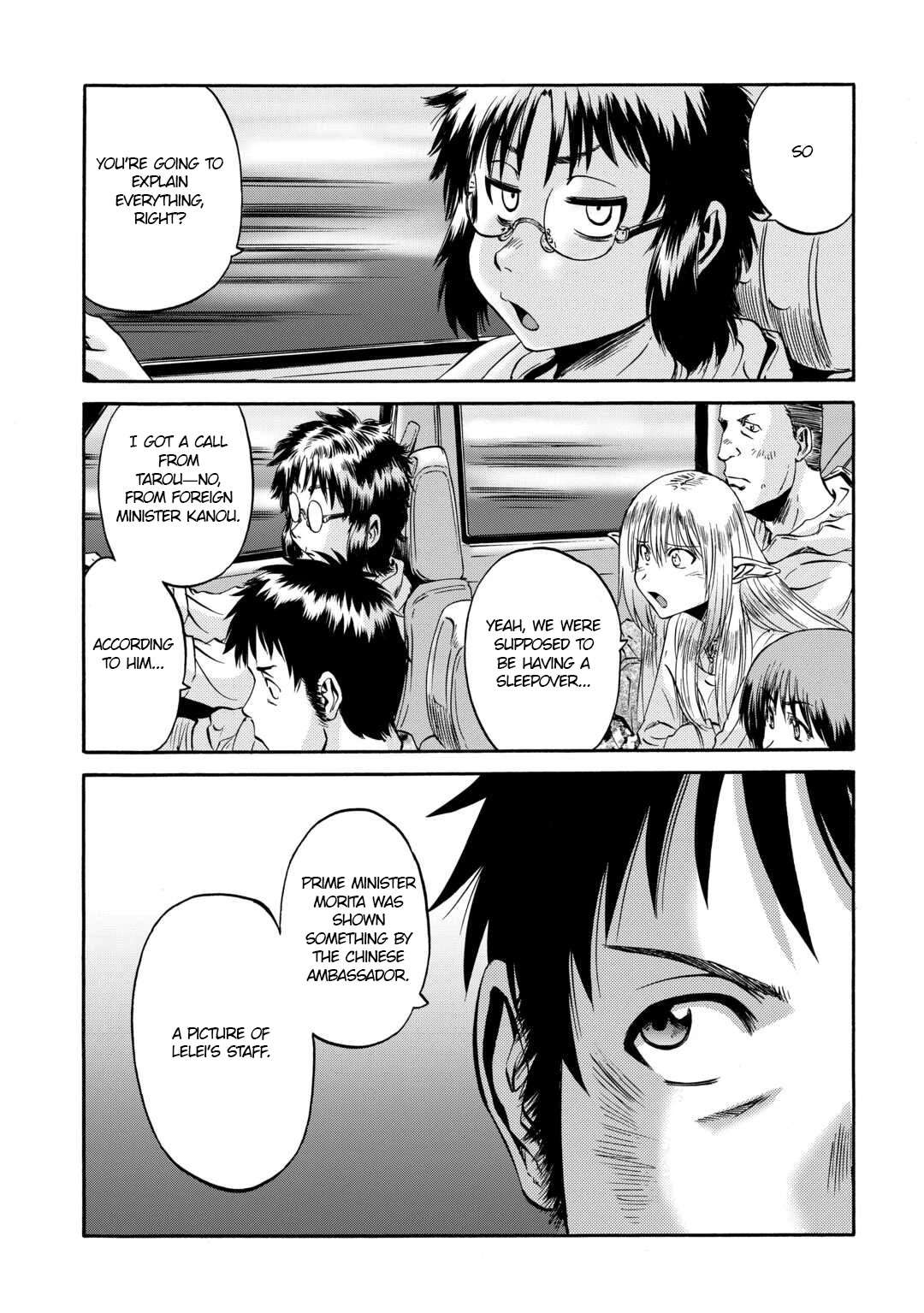 Gate – Jietai Kare No Chi Nite, Kaku Tatakeri Chapter 135 - Page 10 in English