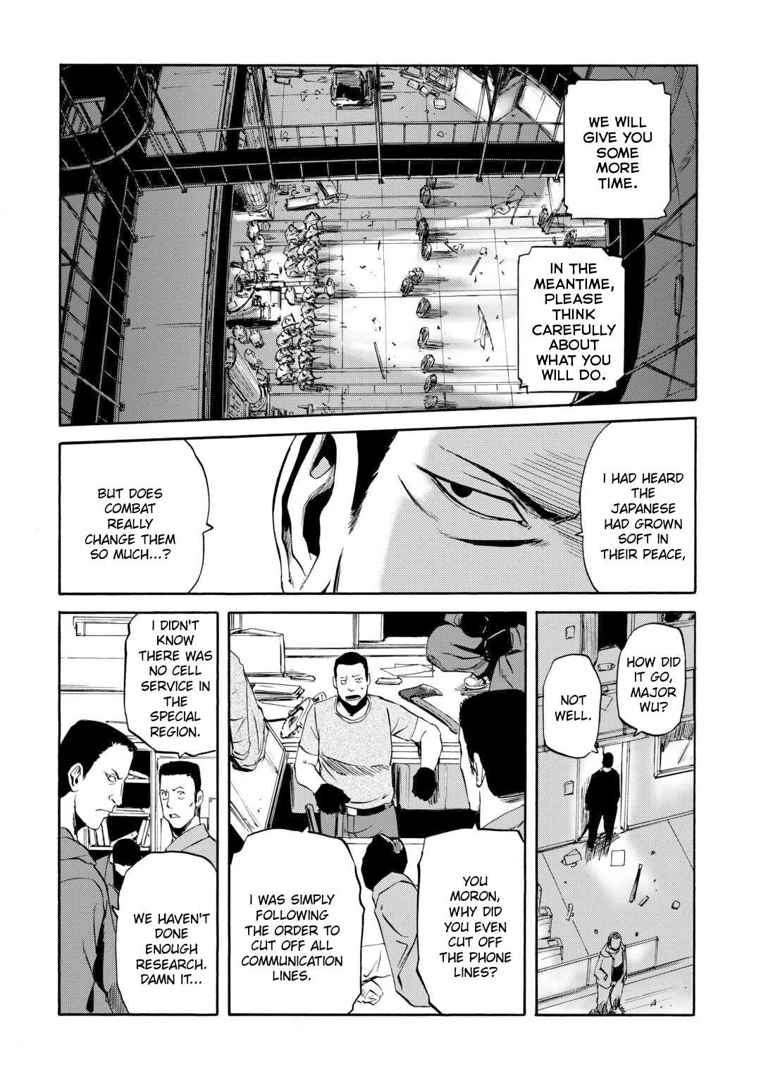 Gate – Jietai Kare No Chi Nite, Kaku Tatakeri Chapter 136 - Page 21 in English
