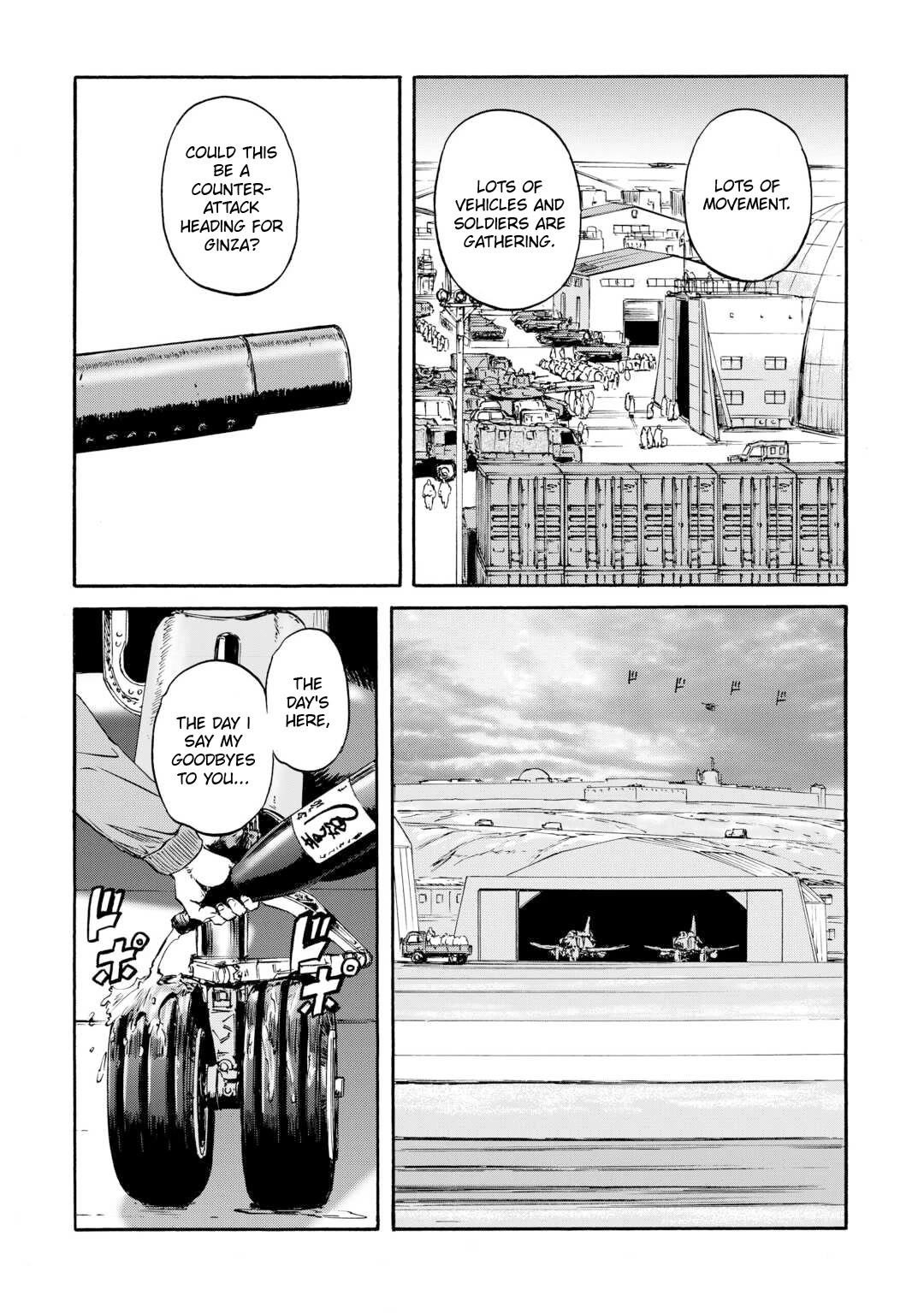 Gate – Jietai Kare No Chi Nite, Kaku Tatakeri Chapter 136 - Page 28 in English