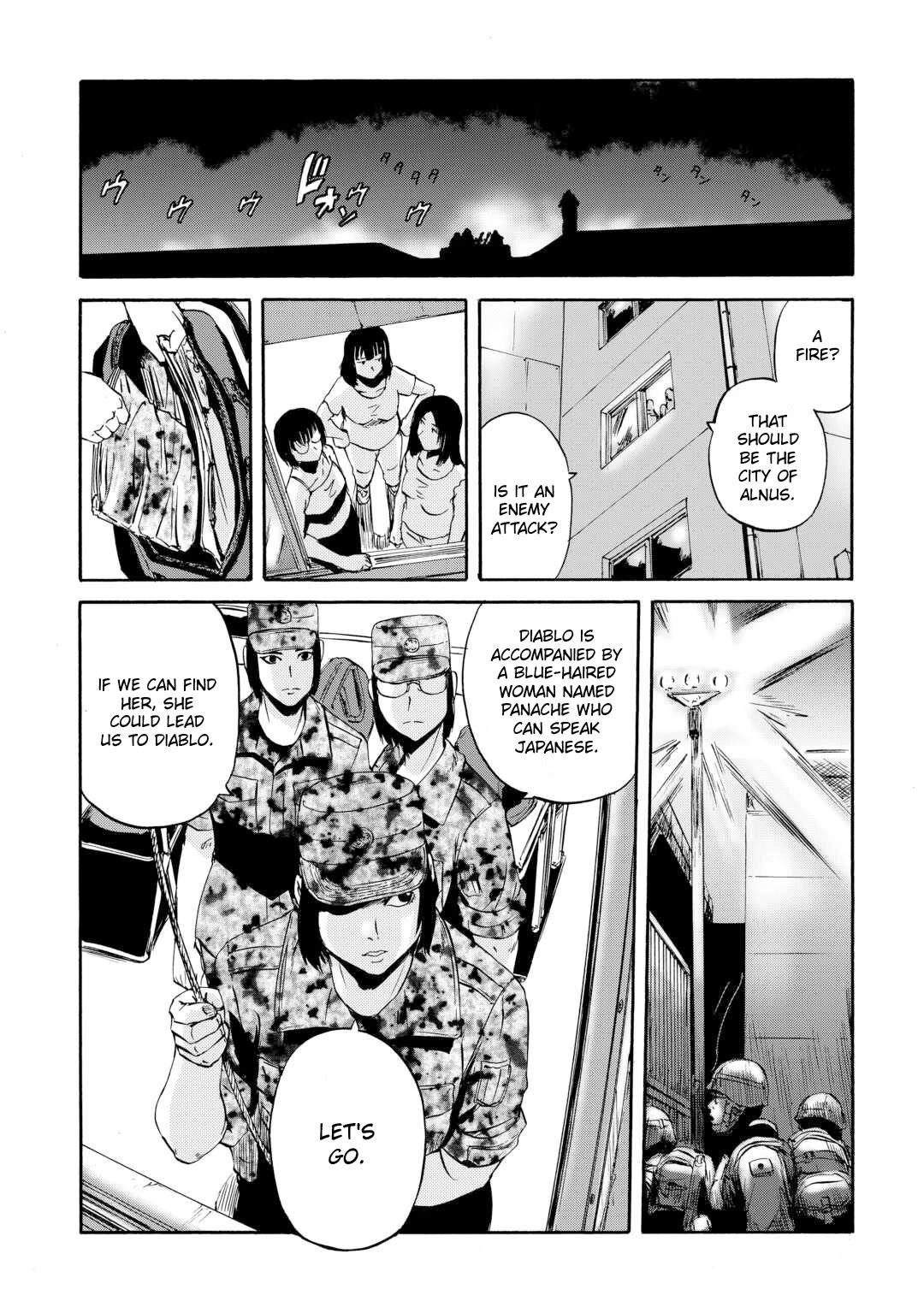 Gate – Jietai Kare No Chi Nite, Kaku Tatakeri Chapter 136 - Page 32 in English
