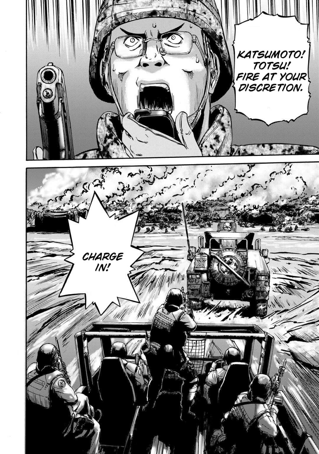Gate – Jietai Kare No Chi Nite, Kaku Tatakeri Chapter 137 - Page 32 in English