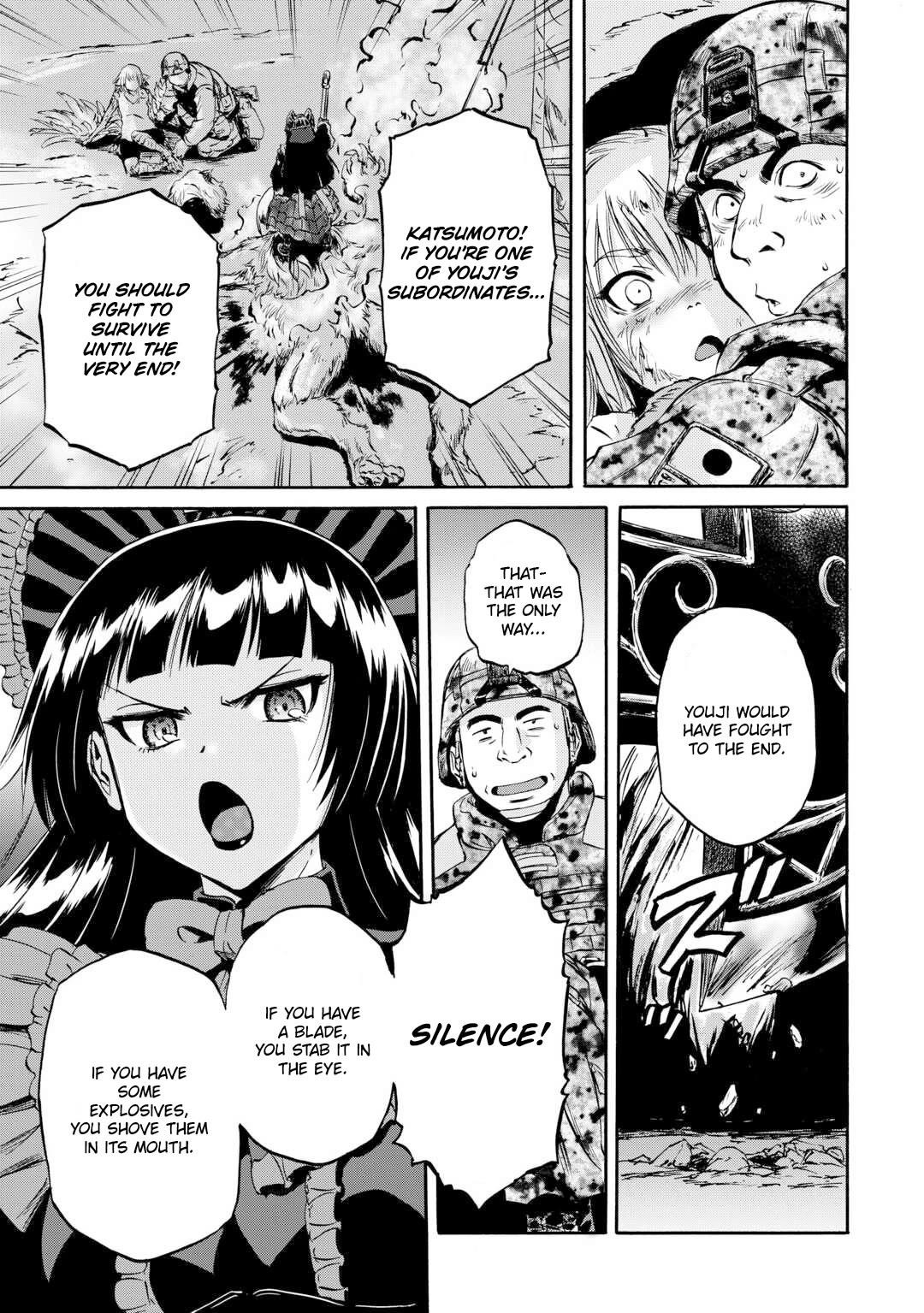 Gate – Jietai Kare No Chi Nite, Kaku Tatakeri Chapter 138 - Page 16 in English